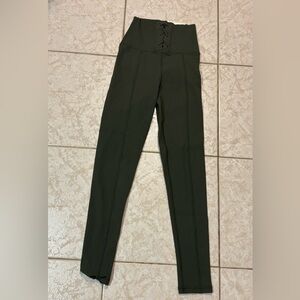 Aerie High-Waisted Green Leggings